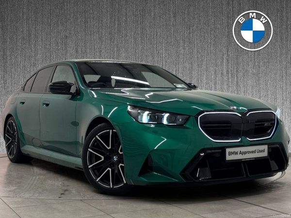BMW M5 Saloon, Petrol Plug-in Hybrid, 2025, Green