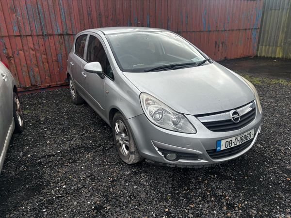 Opel Corsa Hatchback, Petrol, 2008, Silver