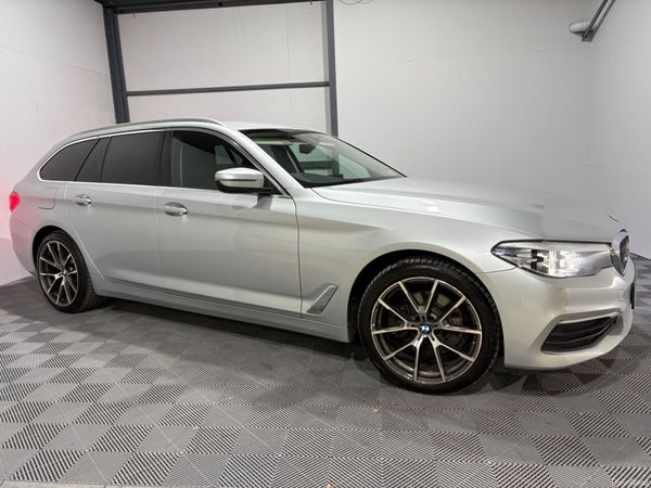 BMW 5-Series Estate, Diesel, 2019, Silver