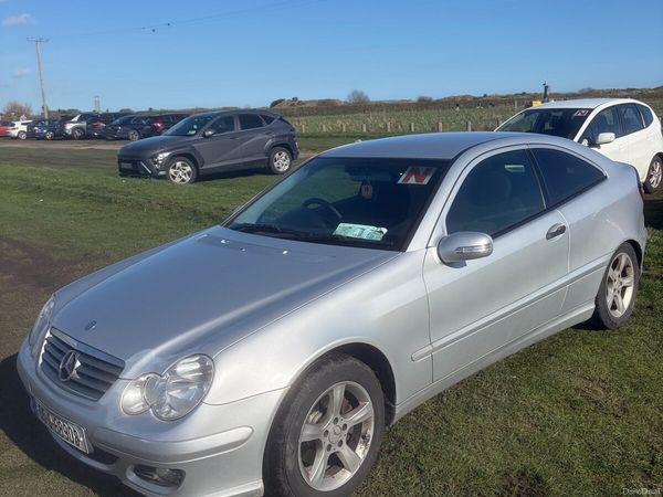 Mercedes-Benz C-Class Coupe, Petrol, 2005, Silver