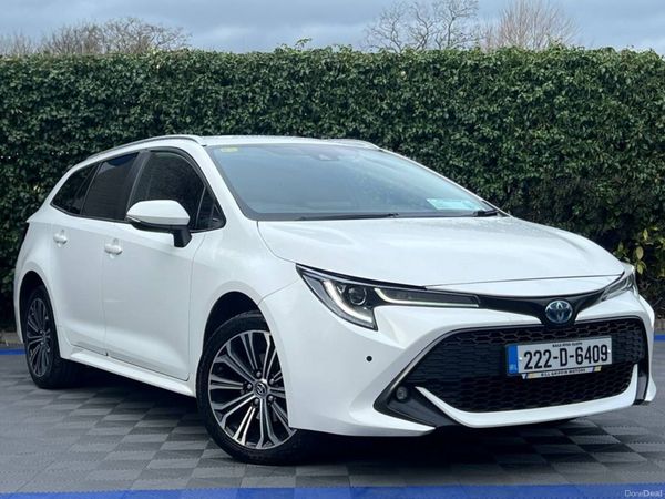 Toyota Corolla Estate, Petrol Hybrid, 2022, White