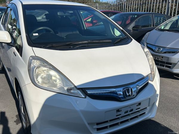 Honda Fit Hatchback, Petrol Hybrid, 2012, White