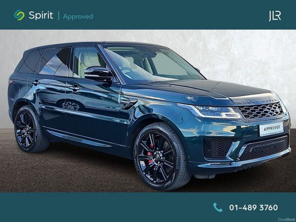 Land Rover Range Rover Sport SUV, Petrol Hybrid, 2022, Green