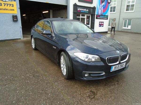 BMW 5-Series Saloon, Diesel, 2015, Blue