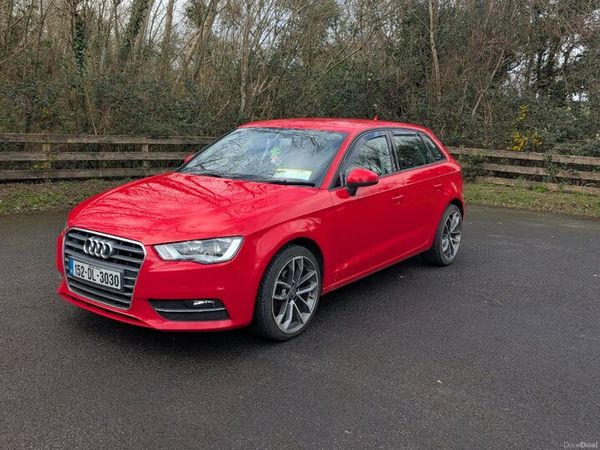 Audi A3 Hatchback, Diesel, 2015, Red