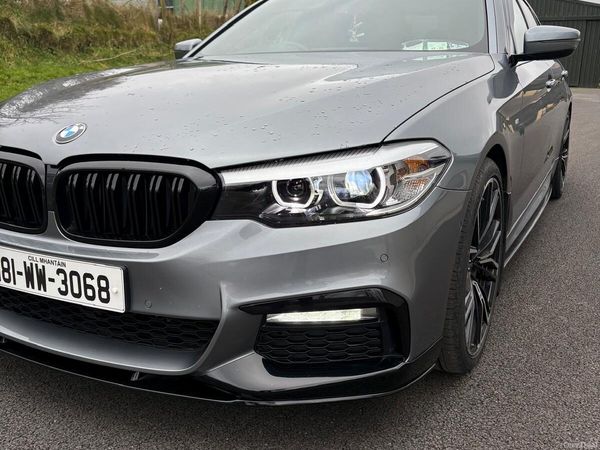BMW 5-Series Saloon, Diesel, 2018, Blue