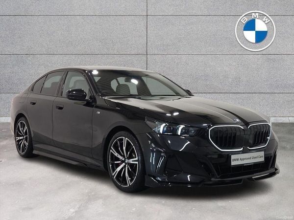 BMW 5-Series Saloon, Petrol Plug-in Hybrid, 2025, Black