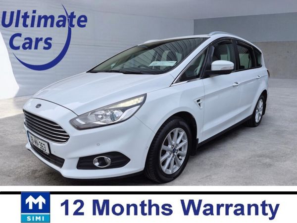 Ford S-Max MPV, Diesel, 2018, White