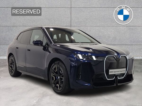 BMW iX SUV, Electric, 2025, Blue