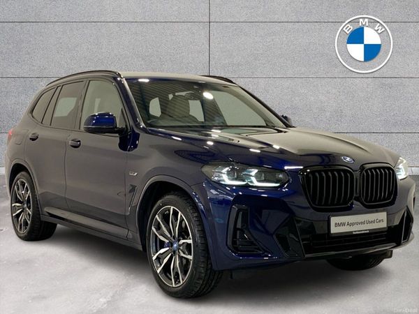 BMW X3 SUV, Petrol Plug-in Hybrid, 2022, Blue