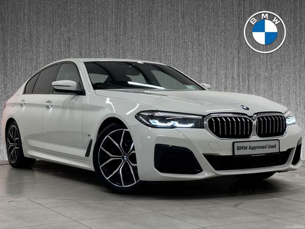 BMW 5-Series Saloon, Diesel, 2022, White