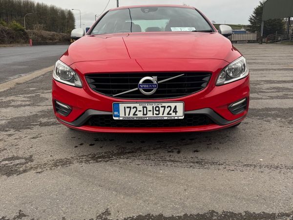 Volvo S60 Saloon, Diesel, 2017, Red