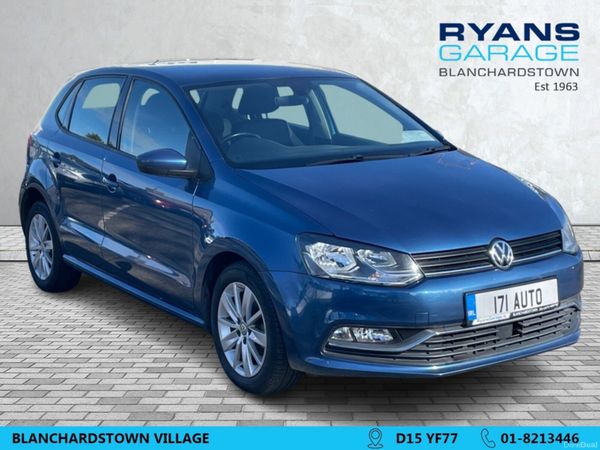 Volkswagen Polo Hatchback, Petrol, 2017, Blue