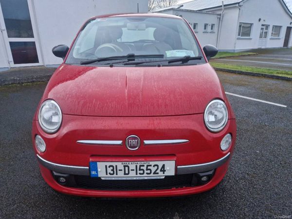 Fiat 500 Hatchback, Petrol, 2013, Red