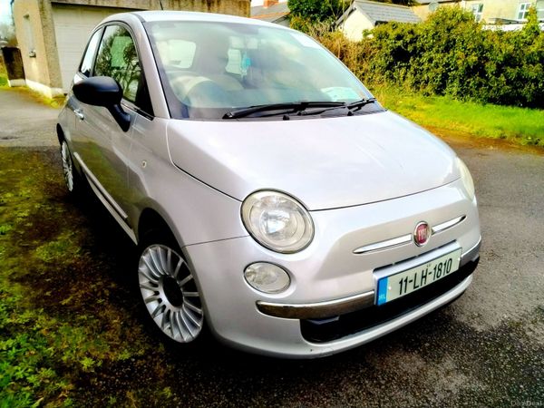 Fiat 500 Hatchback, Petrol, 2011, Grey