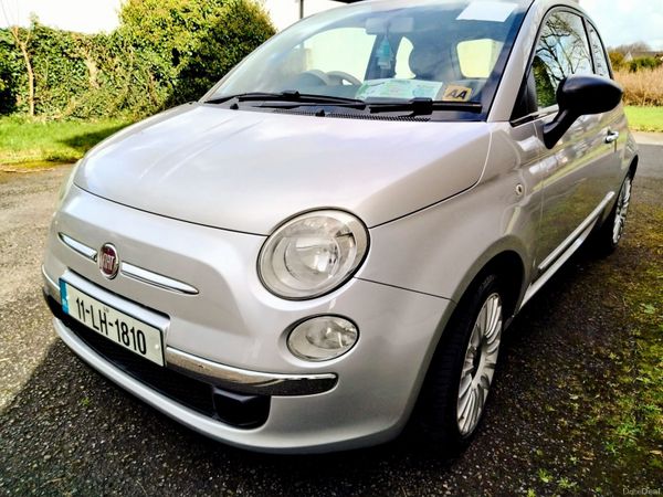 Fiat 500 Hatchback, Petrol, 2011, Grey