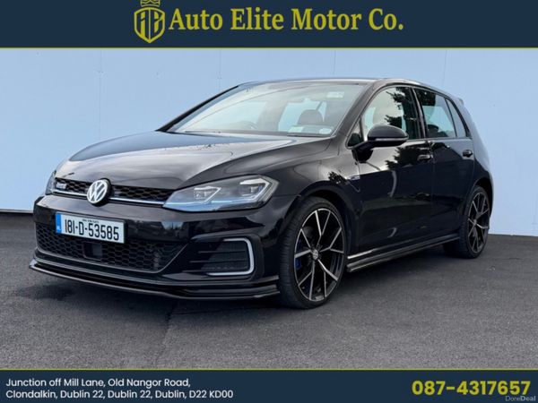 Volkswagen Golf Hatchback, Petrol Plug-in Hybrid, 2018, Black