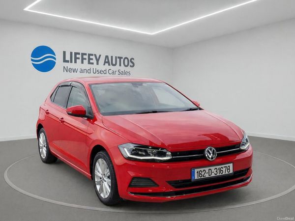 Volkswagen Polo Hatchback, Petrol, 2018, Red