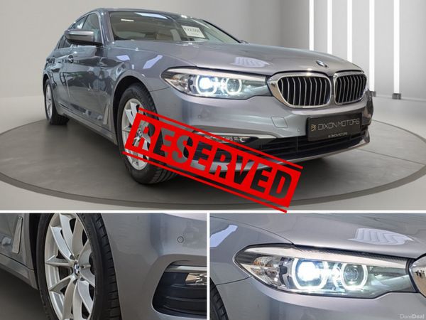 BMW 5-Series Saloon, Petrol, 2018, Grey