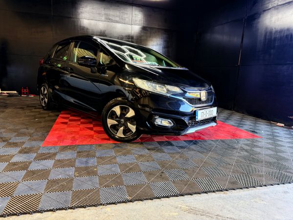 Honda Fit Hatchback, Petrol Hybrid, 2017, Black