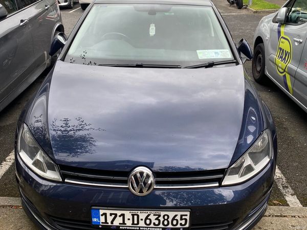Volkswagen Golf Hatchback, Diesel, 2017, Blue