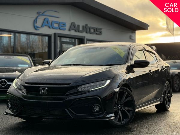 Honda Civic Hatchback, Petrol, 2019, Black