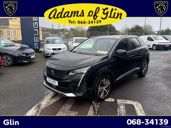 Peugeot 3008 SUV, Petrol Plug-in Hybrid, 2021, Black