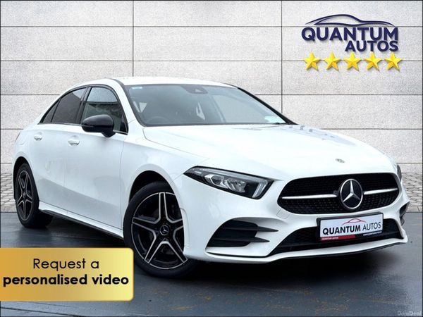 Mercedes-Benz A-Class Saloon, Petrol Plug-in Hybrid, 2022, White