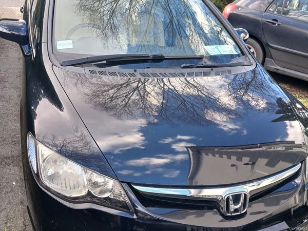 Honda Civic Saloon, Petrol Hybrid, 2008, Black