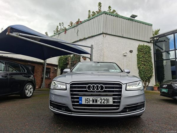 Audi A8 Saloon, Diesel, 2015, Silver