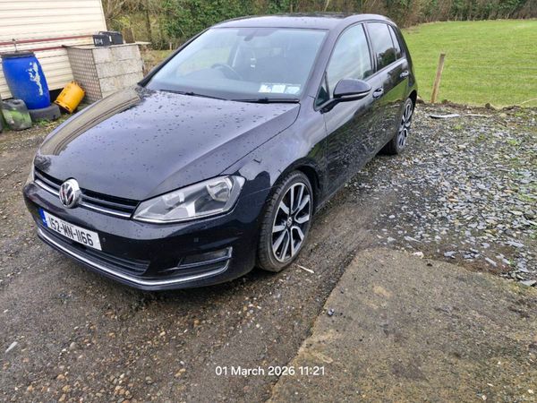 Volkswagen Golf Hatchback, Diesel, 2015, Black
