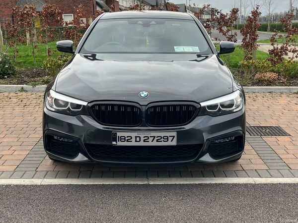 BMW 5-Series Saloon, Petrol Plug-in Hybrid, 2018, Grey