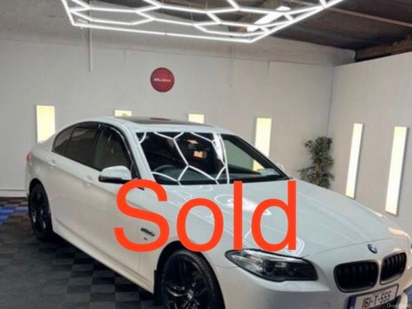 BMW 5-Series Saloon, Diesel, 2016, White