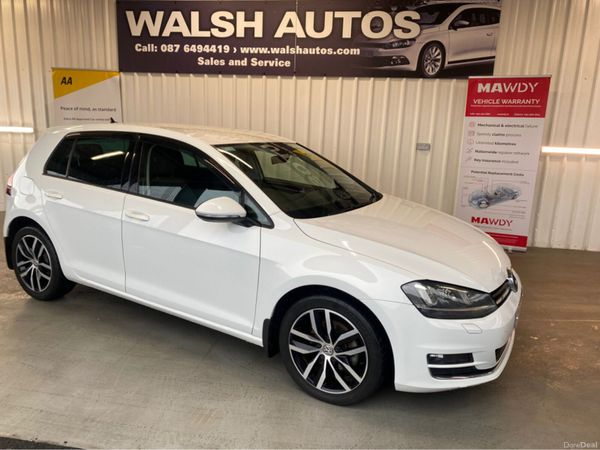 Volkswagen Golf Hatchback, Petrol, 2017, White