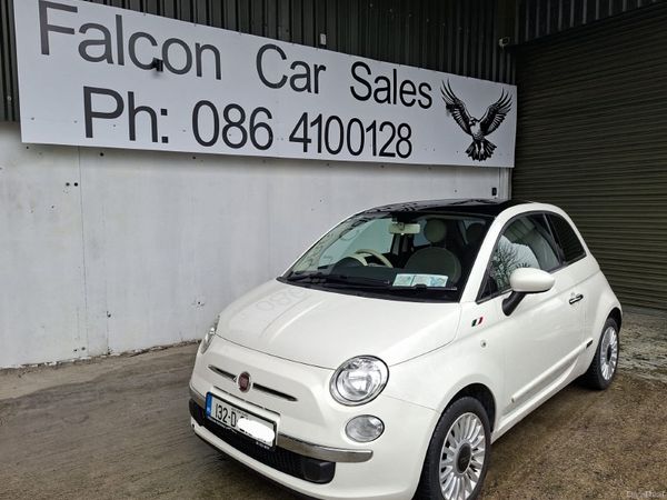 Fiat 500 Hatchback, Petrol, 2013, White