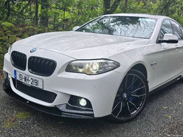 BMW 5-Series Saloon, Diesel, 2015, White