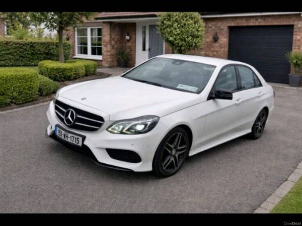 Mercedes-Benz E-Class Saloon, Diesel Hybrid, 2015, White