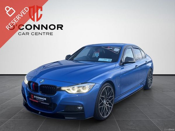 BMW 3-Series Saloon, Petrol Plug-in Hybrid, 2018, Blue