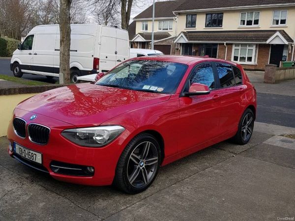 BMW 1-Series Estate, Diesel, 2013, Red