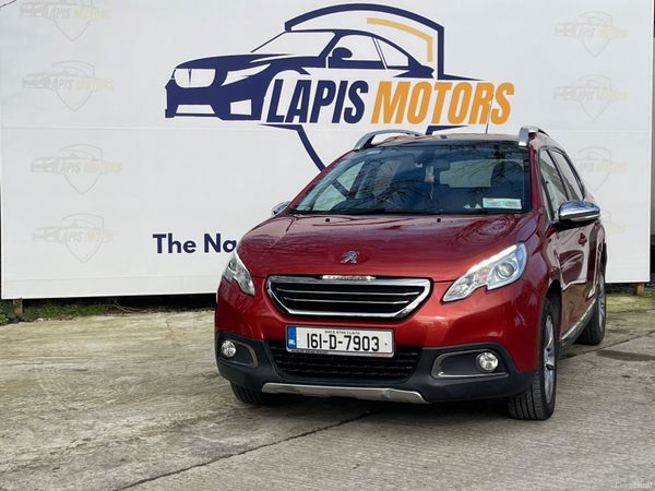 Peugeot 2008 SUV, Petrol, 2016, Red