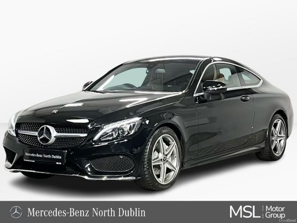Mercedes-Benz C-Class Coupe, Petrol, 2018, Black