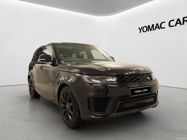 Land Rover Range Rover Sport SUV, Petrol Hybrid, 2021, Black