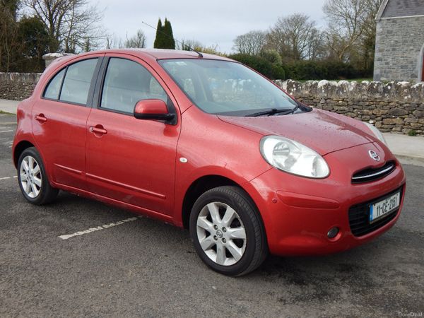 Nissan Micra Hatchback, Petrol, 2011, Red