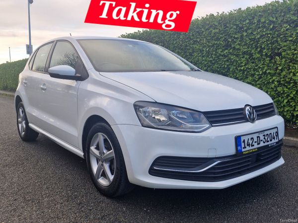 Volkswagen Polo Hatchback, Petrol, 2014, White