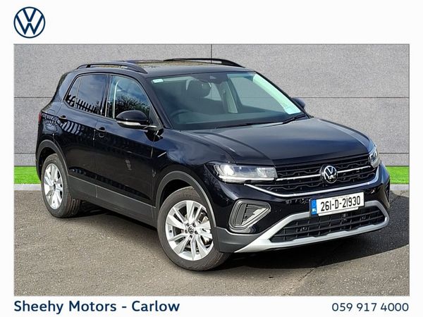 Volkswagen T-Cross SUV, Petrol, 2026, Black