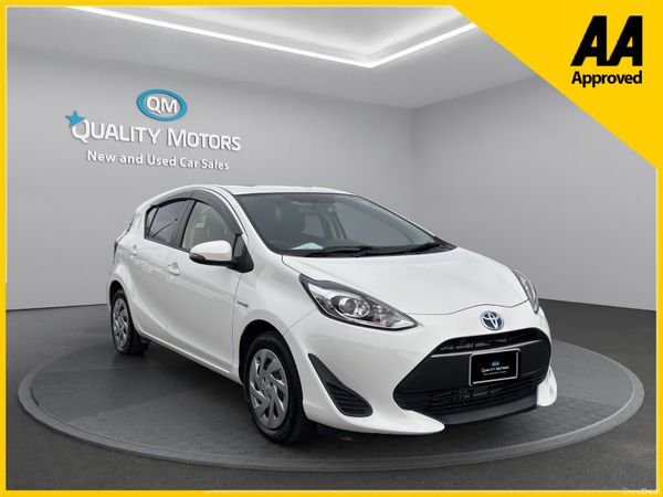 Toyota Aqua Hatchback, Petrol Hybrid, 2019, White