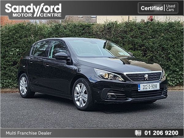 Peugeot 308 Hatchback, Petrol, 2020, Black