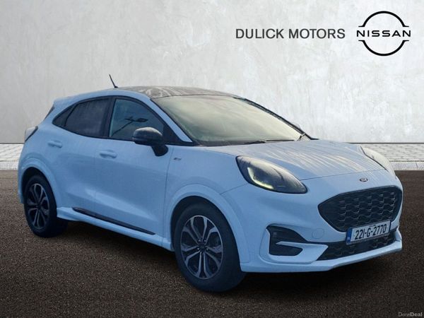 Ford Puma MPV, Petrol Hybrid, 2022, White