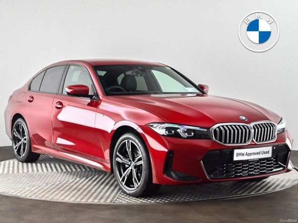 BMW 3-Series Saloon, Petrol Plug-in Hybrid, 2025, Red