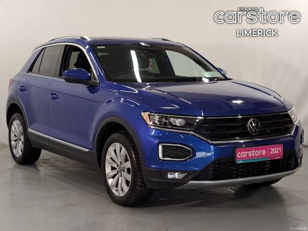 Volkswagen T-Roc SUV, Petrol, 2021, Blue